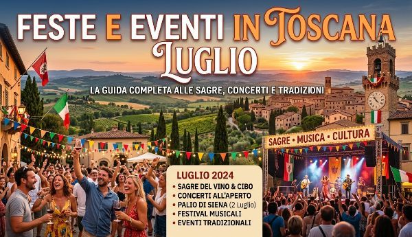 Manifestazioni, Sagre, Rievocazioni Storiche, Concerti in Toscana Luglio 2026